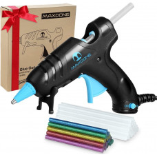 Hot Glue Gun Mini Glue Gun - MAXDONE Glue Gun Kit Glue Sticks 30PCS Crafting High Temp Heat up Fast Small Clear and Colored Sticks, Ideal for Quick Repairs DIY Projects Arts Classroom 20W New Releases